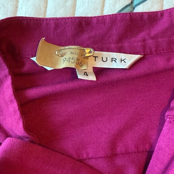 Trina Turk Fuchsia Long Sleeve Dress - Picture 6 of 9